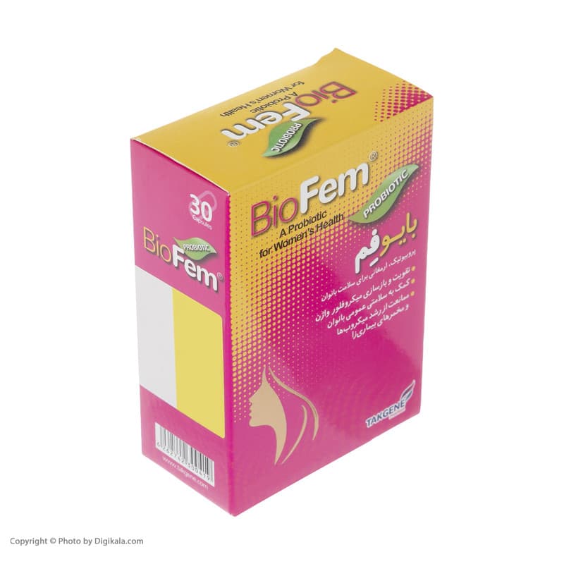 کپسول بایوفم تک ژن فارما بسته 30 عددی — تصویر ۲