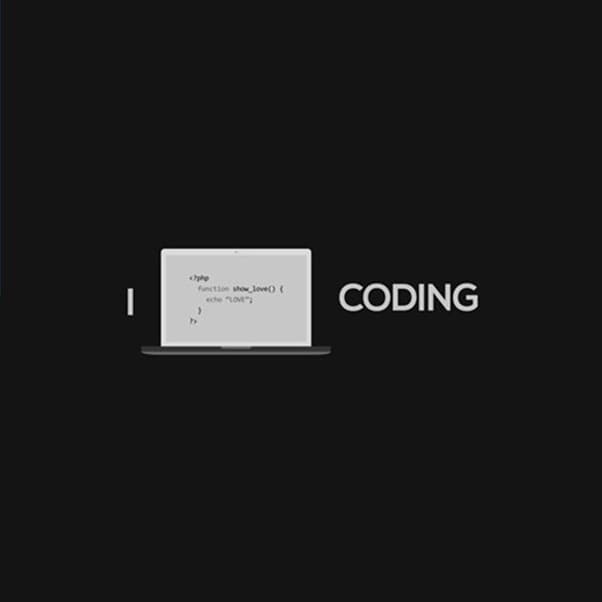 تابلو طرح برنامه نویسی مدل I Love Coding — تصویر ۳
