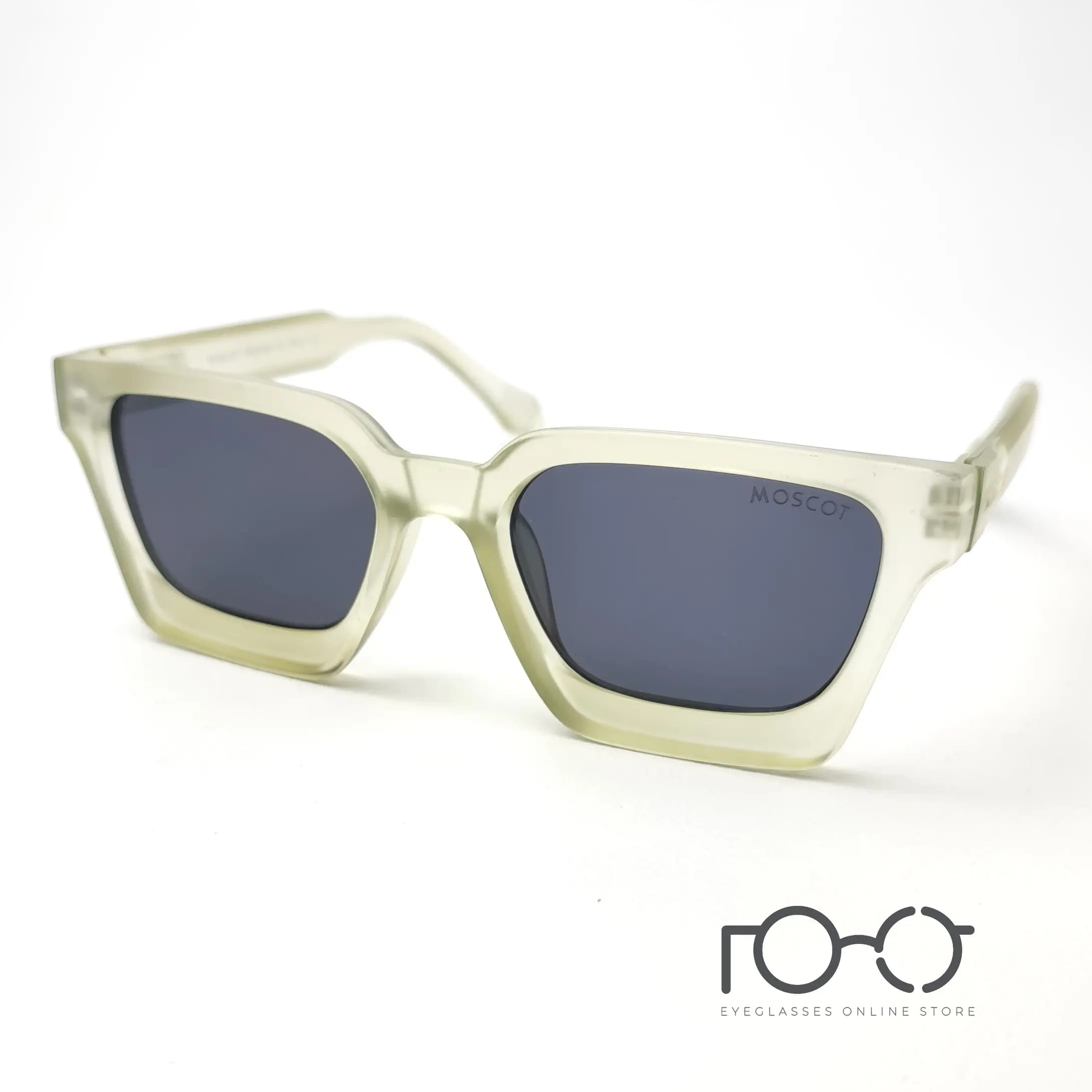 عینک آفتابی موسکات MOSCOT کائوچو کد YS-1079 رنگ سبز با لنز دودی — تصویر ۲