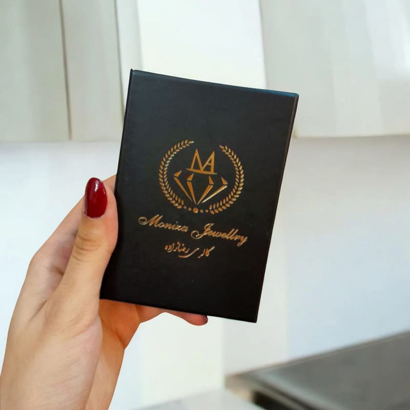 گردنبند نقره زنانه مونیزا گالری مدل حرف F — تصویر ۳