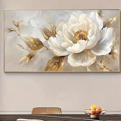 تابلو نقاشی گل برجسته ابعاد 60 در 120 تمام کار دست (پس کرایه)