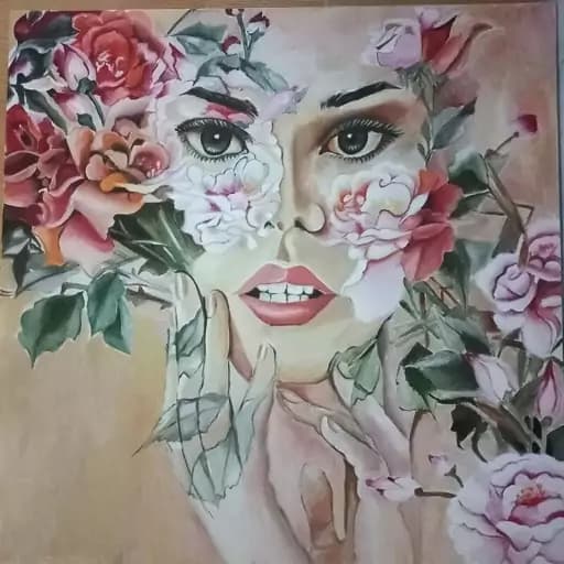 تابلو نقاشی مفهومی (پس کرایه)