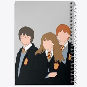 دفتر شطرنجی 50 برگ خندالو طرح هری پاتر (Harry Potter) کد N2097