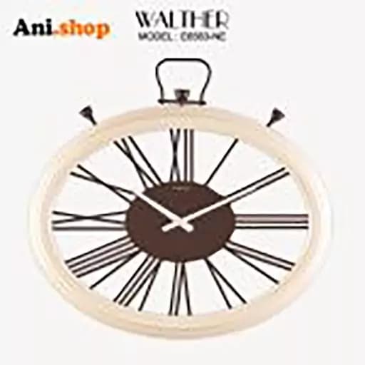 ساعت دیواری قطر 65 ترکیب چوب و فلز E6563 NE