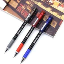 خودکار پوس (POS) مدل G-518،با قطر نوشتاری 0.5 میلی متر،دارای گیره برای حمل در جیب،در سه رنگ آبی،قرمز،مشکی،کیفیت عالی — تصویر ۳
