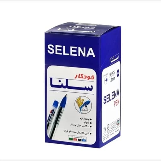 خودکار سلنا با نوک نوشتاری 0.5 رنگ آبی