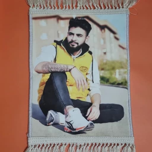 تابلو فرش ماشینی چاپی سایز 30در40 کیفیت 1200 شانه