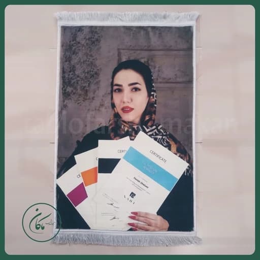 تابلو فرش ماشینی سفارشی از عکس شما (60 در 90 س)