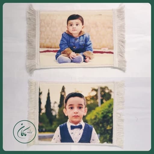 تابلو فرش چهره شخصی پک دوتایی (سایز 30در40 سانتی متر)