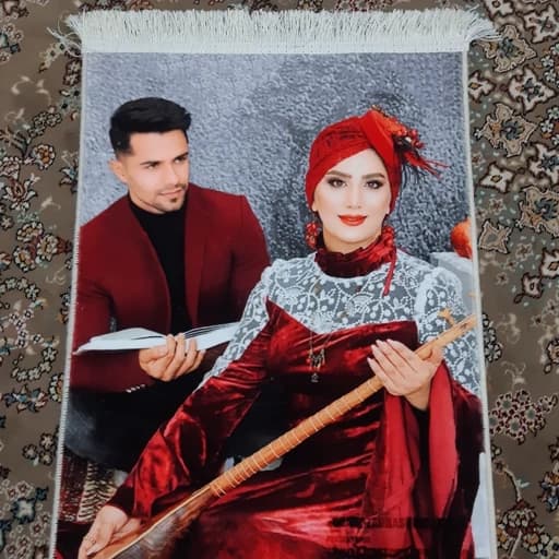 تابلو فرش چهره شخصی سایز 50در 70 سانت