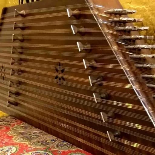 سنتور فردا د شجریان فراد 5 مهر ویژه تمام گردو همراه لوازم وکامل،و،ضمانت 2شاله
