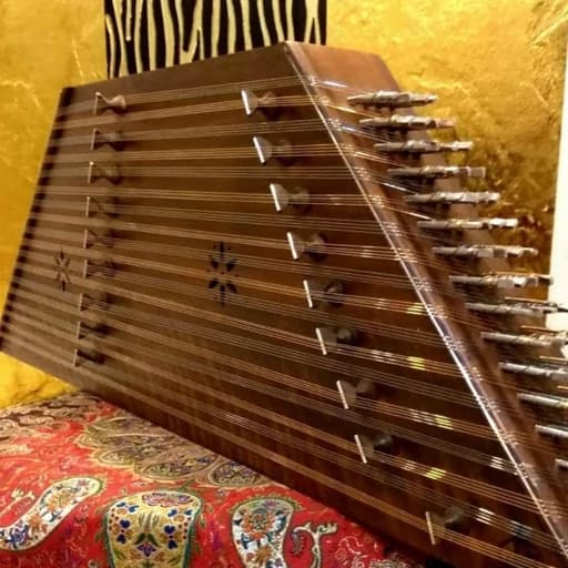 سنتور فرد مدل فربد 4 مهر با ضمانت چوب خشک گردو — تصویر ۲
