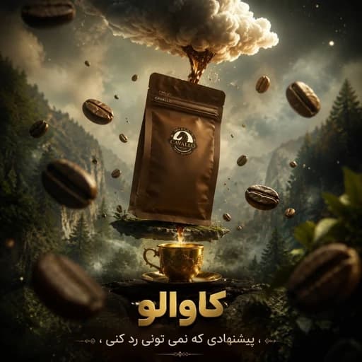 قهوه اسپرسو فول کافئین 100 روبوستا کاوالو 1000گرمی — تصویر ۲