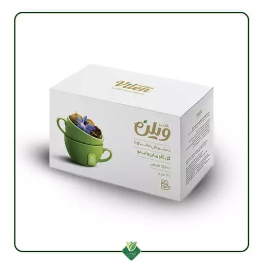 دمنوش گیاهی ( گل گاو زبان ، لیمو ) گلدن ویلن 20 عددی — تصویر ۲
