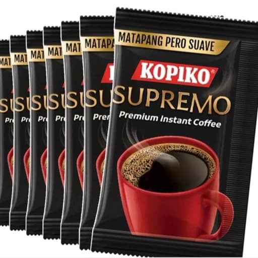 قهوه فوری کوپیکو Kopiko مدل سوپرمو Supremo (اورجینال)50ساشه 2گرمی