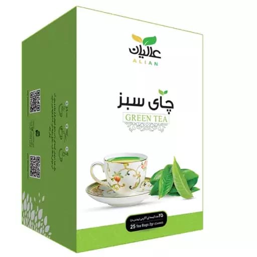 دمنوش چای سبز عالیان (کاهش وزن) — تصویر ۴