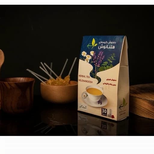 دمنوش شادی آور 30 عددی چای هلنانوش رفع اضطراب — تصویر ۲