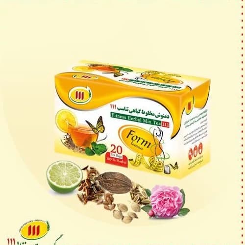 دمنوش تناسب 111 ( تی بگ 20 عددی)