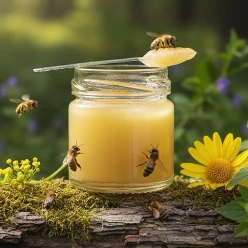 ژل رویال 1405 درجه یک (مخلوط با عسل) ده گرمی