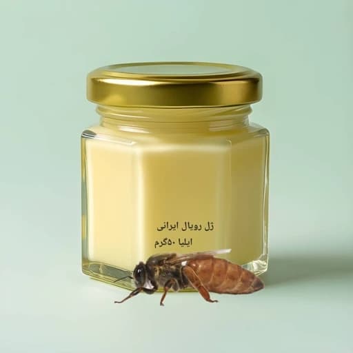 ژل رویال طبیعی ایرانی خالص 50 گرمی
