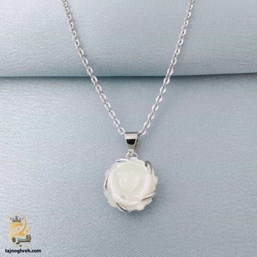 گردنبند نقره زنانه خاص تک گل مدل ZSW Z82