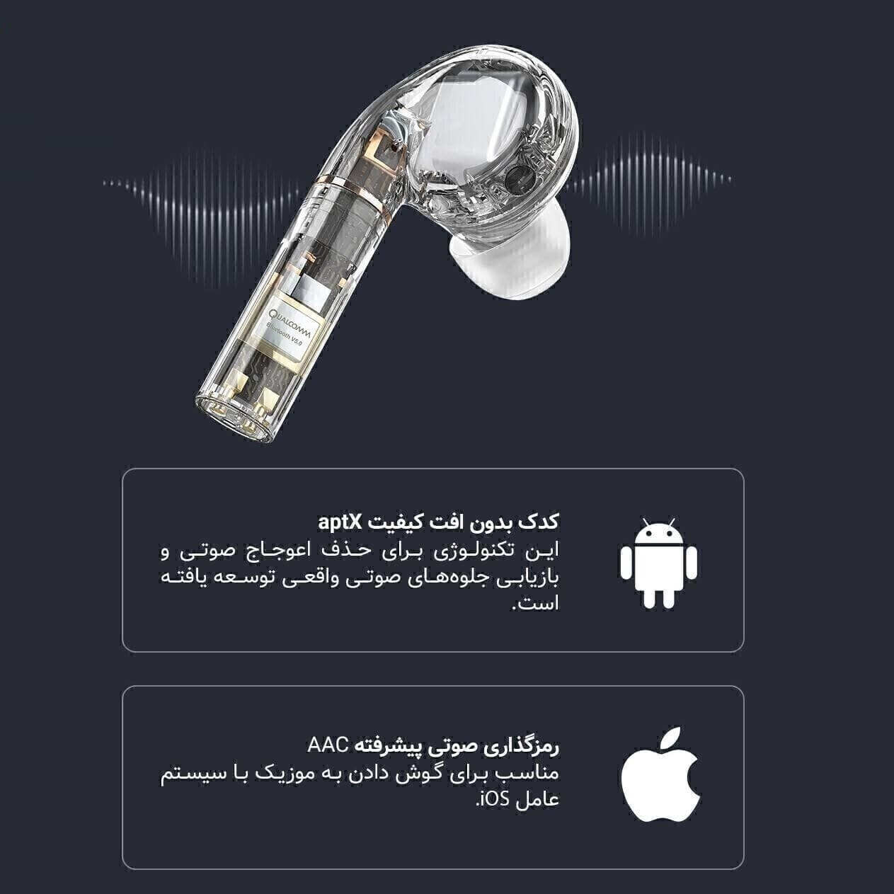 هدفون بی‌ سیم هایلو ( Haylou ) مدل T19 — تصویر ۳