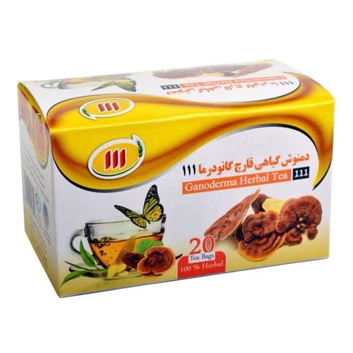 دمنوش قارچ گانودرما 111 ( تی بگ 20 عددی)