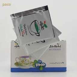 دمنوش بلوبری عالیان دانش بنیان-میوه خالص بلوبری- 25 عدد کیسه ای 2 گرم (پوشش دار) — تصویر ۳