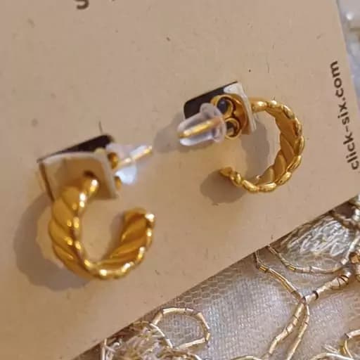 گوشواره نقره 925 آبکاری طلا با کیفیت بالا