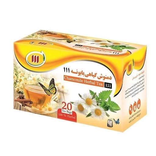 دمنوش بابونه 111 ( تی بگ 20 عددی)