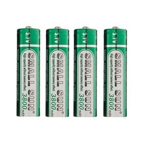 باتری لیتیوم یون قابل شارژ اسمال سان مدل 18650 ظرفیت 3800 میلی آمپر ساعت بسته 4 عددی