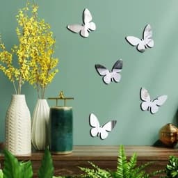 آینه دکوراتیو مدل پروانه بسته 5 عددی — تصویر ۵