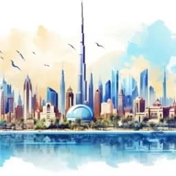 تابلو نقاشی ابرنگ طرح منظره سایز 20 در 30 (پس کرایه) — تصویر ۳