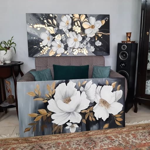 تابلو نقاشی گل 2