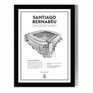 تابلو مدل دیواری طرح استادیوم سانتیاگو برنابئو رئال مادرید Santiago Bernabeu کد FD046 — تصویر ۴