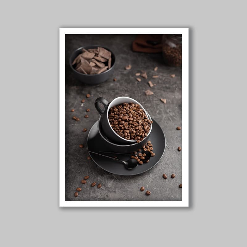 تابلو مدل فنجان قهوه کد LA-G10184 — تصویر ۶