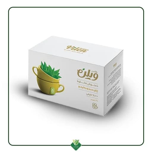 دمنوش گیاهی (چای سبز ، به لیمو ) گلدن ویلن 20 عددی