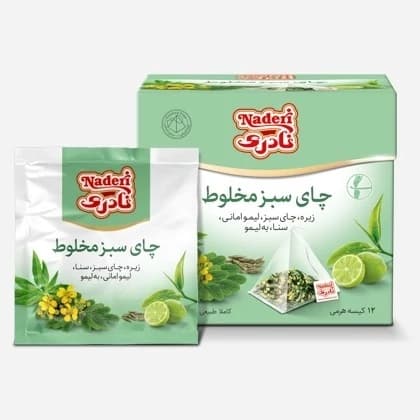 دمنوش مخلوط چای سبز نادری قیمت قدیم