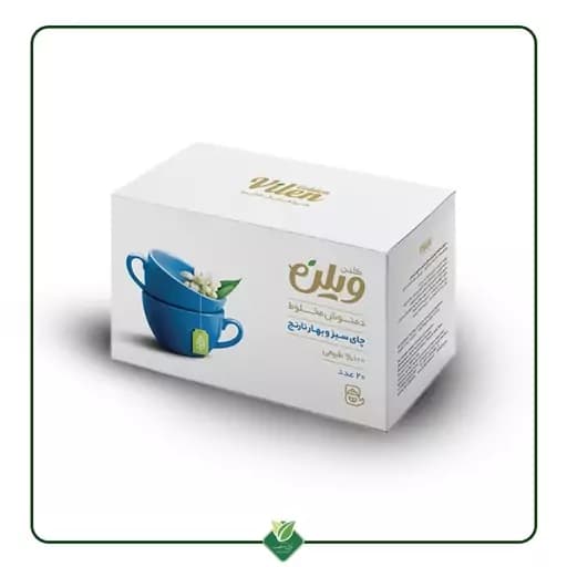 دمنوش گیاهی (چای سبز ، بهار نارنج ) گلدن ویلن 20 عددی