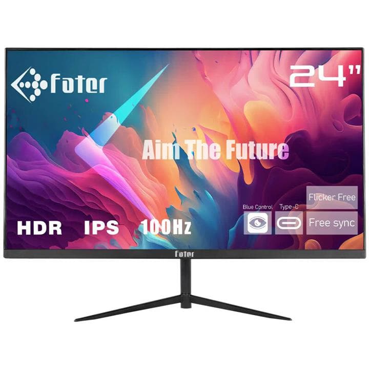 مانیتور فاطر مدل F24-180B1 سایز ۲۴ اینچ با پنل IPS و کیفیت Full HD