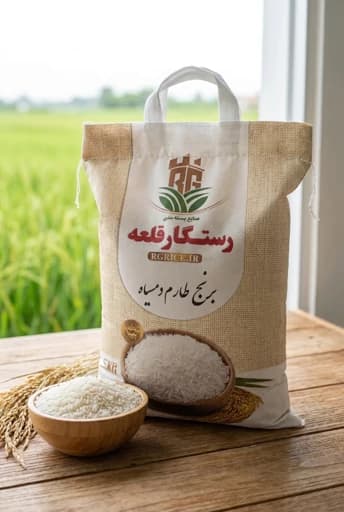 برنج طارم دمسیاه درگز(5و10 کیلویی)