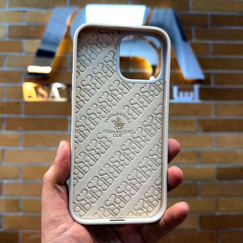 کاور چرمی Santa Barbara Polo مدل Alphabet مناسب برای گوشی موبایل iPhone 13 ProMax — تصویر ۷