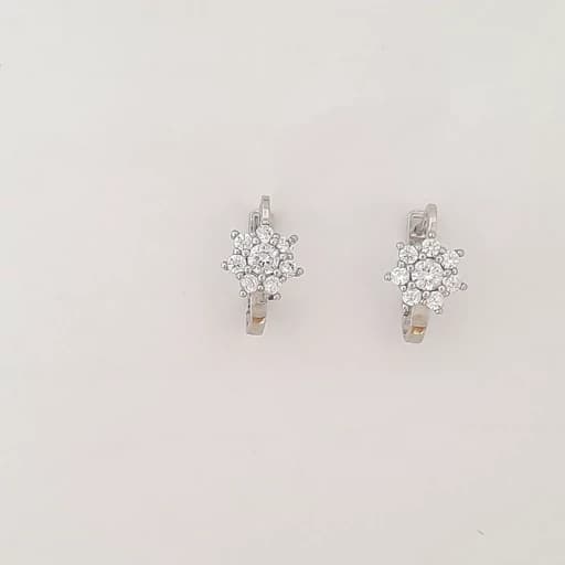 گوشواره نقره زنانه 925 عیار وارداتی کد 386.