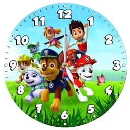 ساعت دیواری کودک مدل 1070G طرح سگ های نگهبان (PAW Patrol) سایز 30 — تصویر ۳