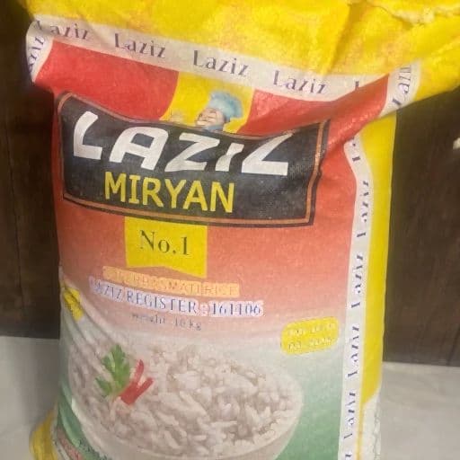 برنج پاکستانی لذیذ 386 امسال، ضمانت 100%اصل، پلمپ، بدون قاطی - 10 کیلو گرم — تصویر ۲