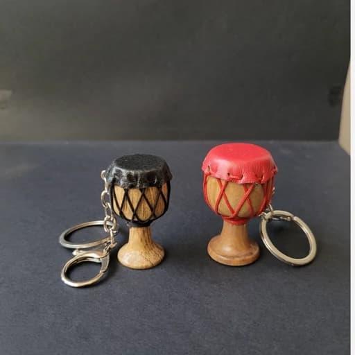 جاکلیدی تنبک چوبی دستساز چوبی گالری