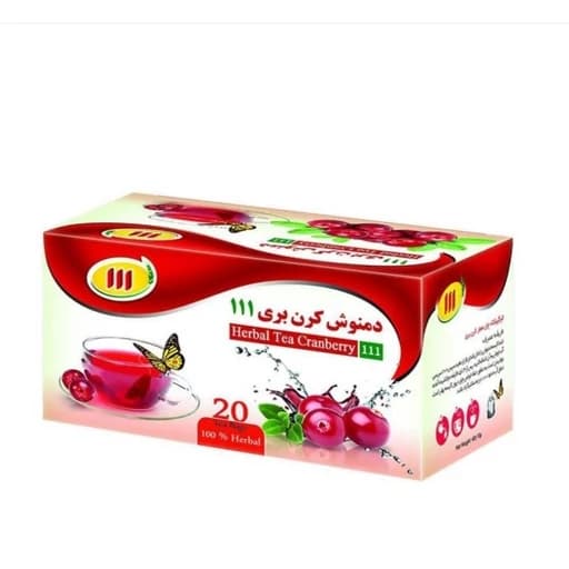 دمنوش کرن بری 111 مدل کیسه ای 20 عددی — تصویر ۲