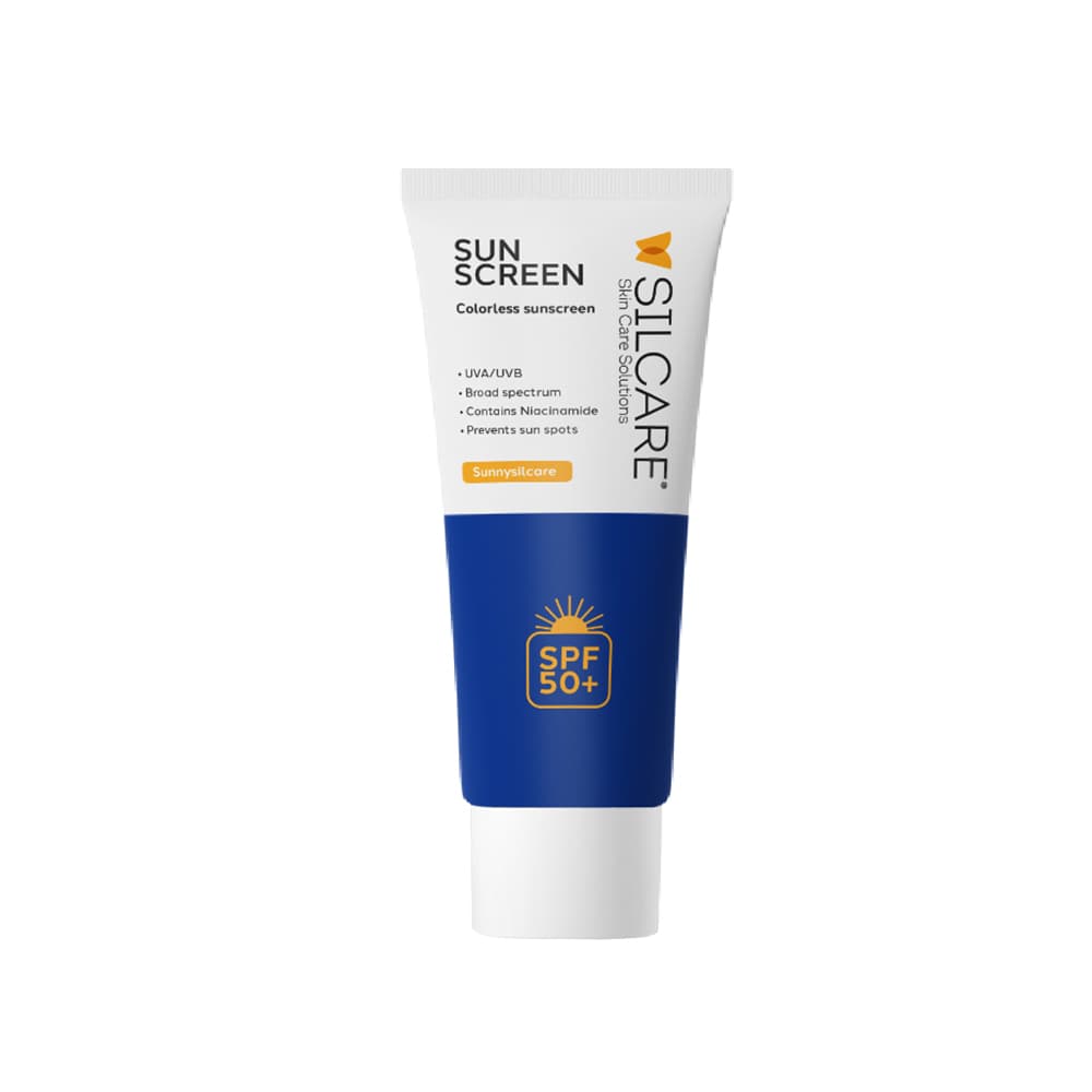 کرم ضدآفتاب +SPF 50 بی رنگ مناسب برای انواع پوست سیلکر