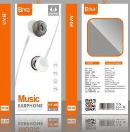 هندزفری Biva مشکی- مدل HF-06