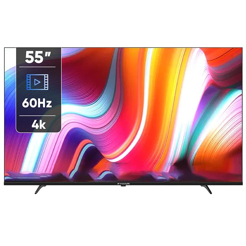 تلویزیون هوشمند ایکس ویژن مدل XYU710 سایز ۵۵ اینچ Ultra HD 4K